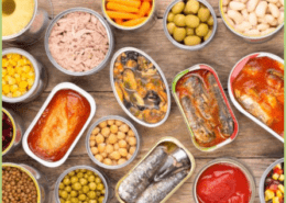 Boites de conserves en aluminium