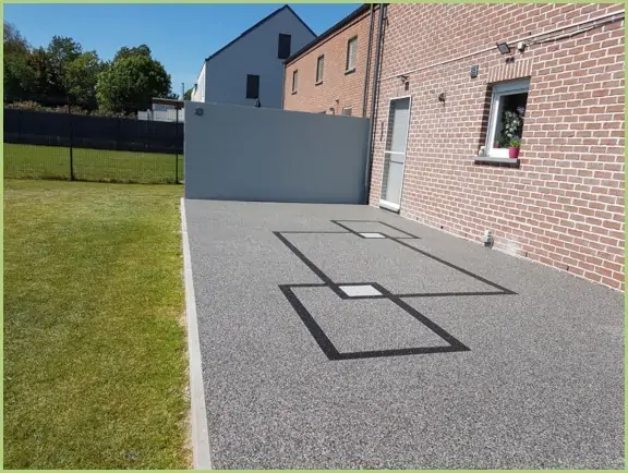 Votre terrasse en granulat de marbre