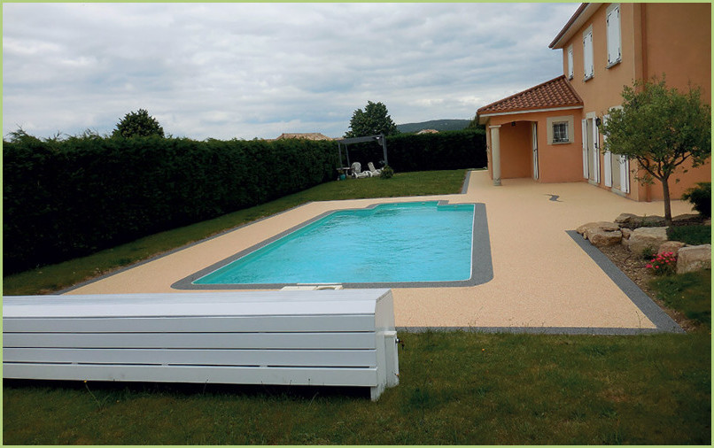 Des plages de piscine après intervention