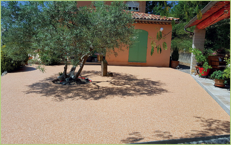 Terrasse de villa après intervention