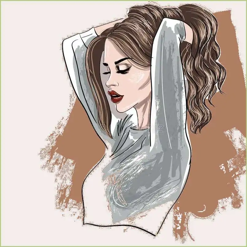 Portrait de profil de femme